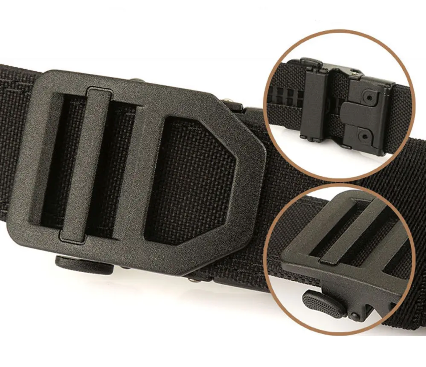 Ratelslang EDC Click Belt: OLIVE GREY