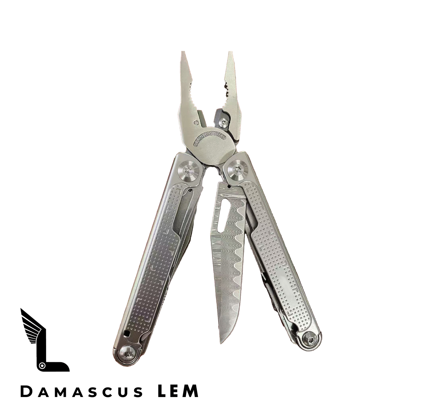Crucible Damascus Blade for LEM® Goliath Models