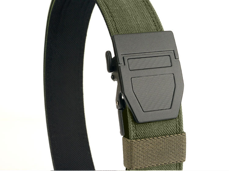 Ratelslang EDC Click Belt: OLIVE GREY