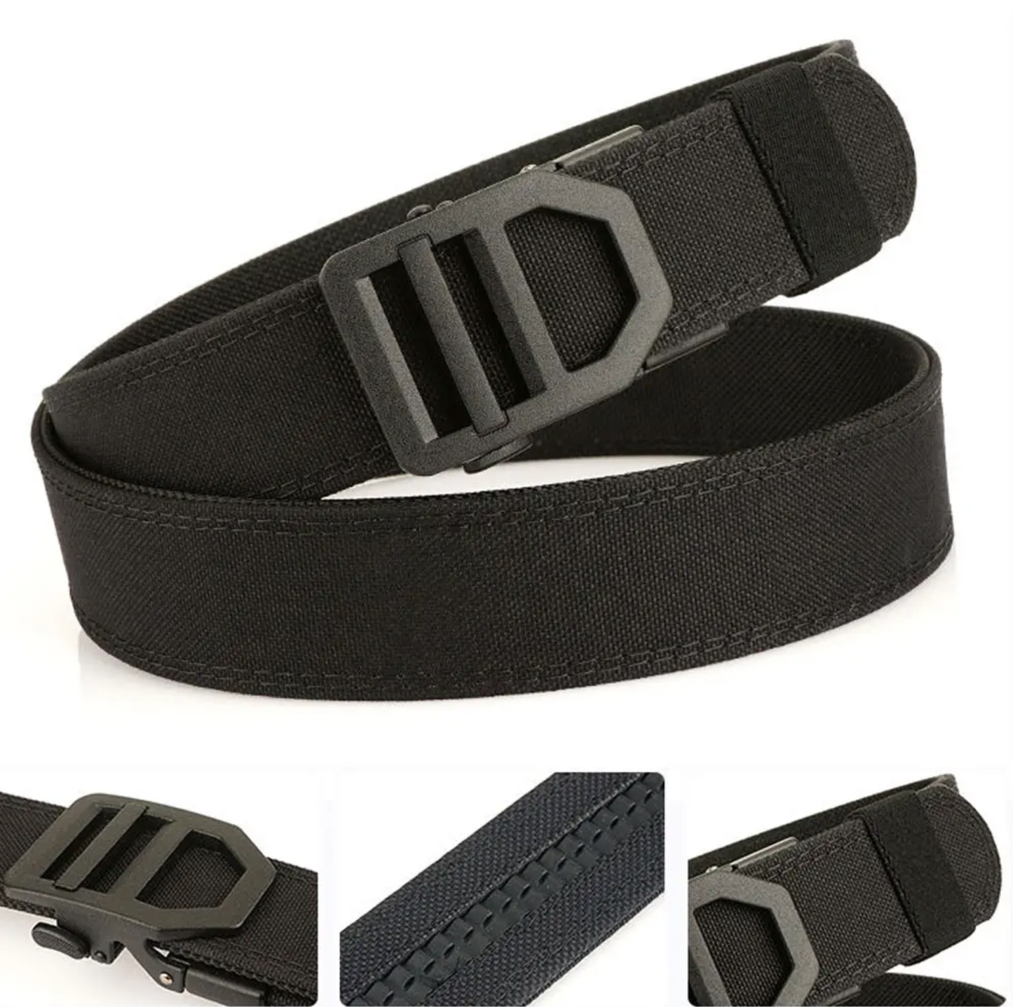Ratelslang EDC Click Belt: BLACK