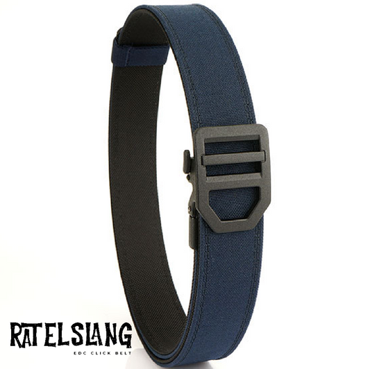 Ratelslang EDC Click Belt: BLUE