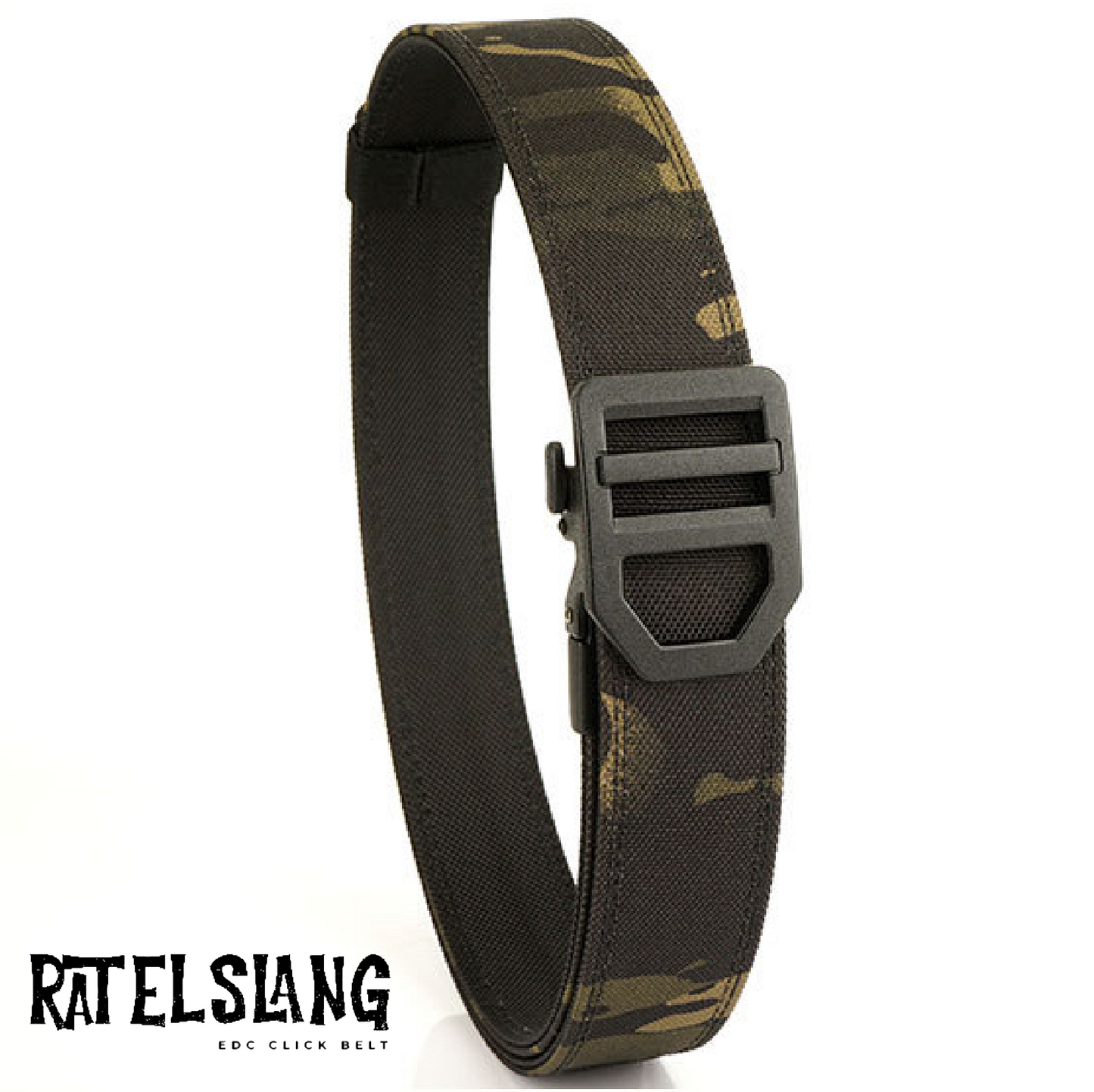 Ratelslang EDC Click Belt: CAMO BLACK